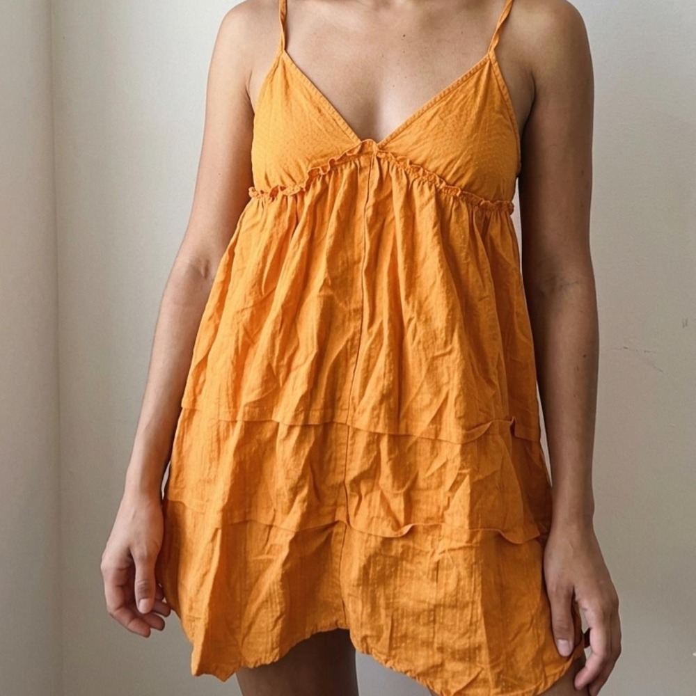 WILD FABLE COTTON TIERED BABYDOLL MINI DRESS – XS
